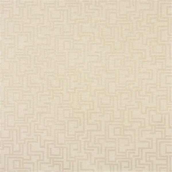 Designer Fabrics 54 In. Wide Ivory- Geometric Outdoor- Indoor- Marine Scotchgarded Fabric F637 - main